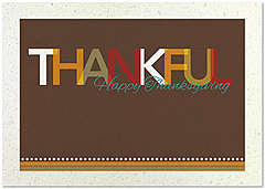 Best wishes for a wonderful Thanksgiving. Thankful Thanksgiving Card H6074KW-AA